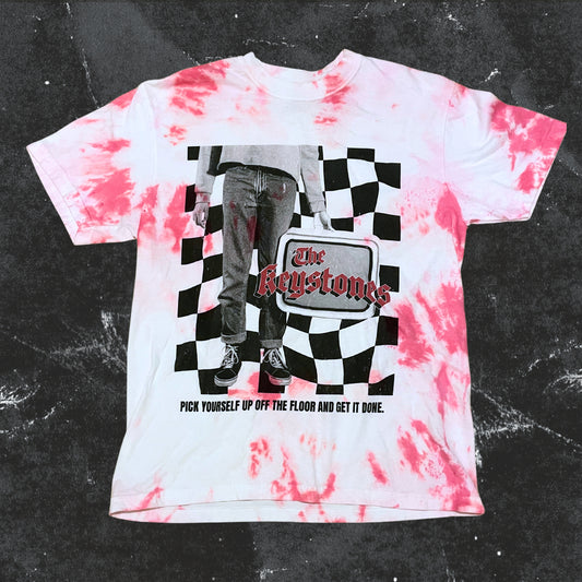 TV T-Shirt - Pink Tie-Dye